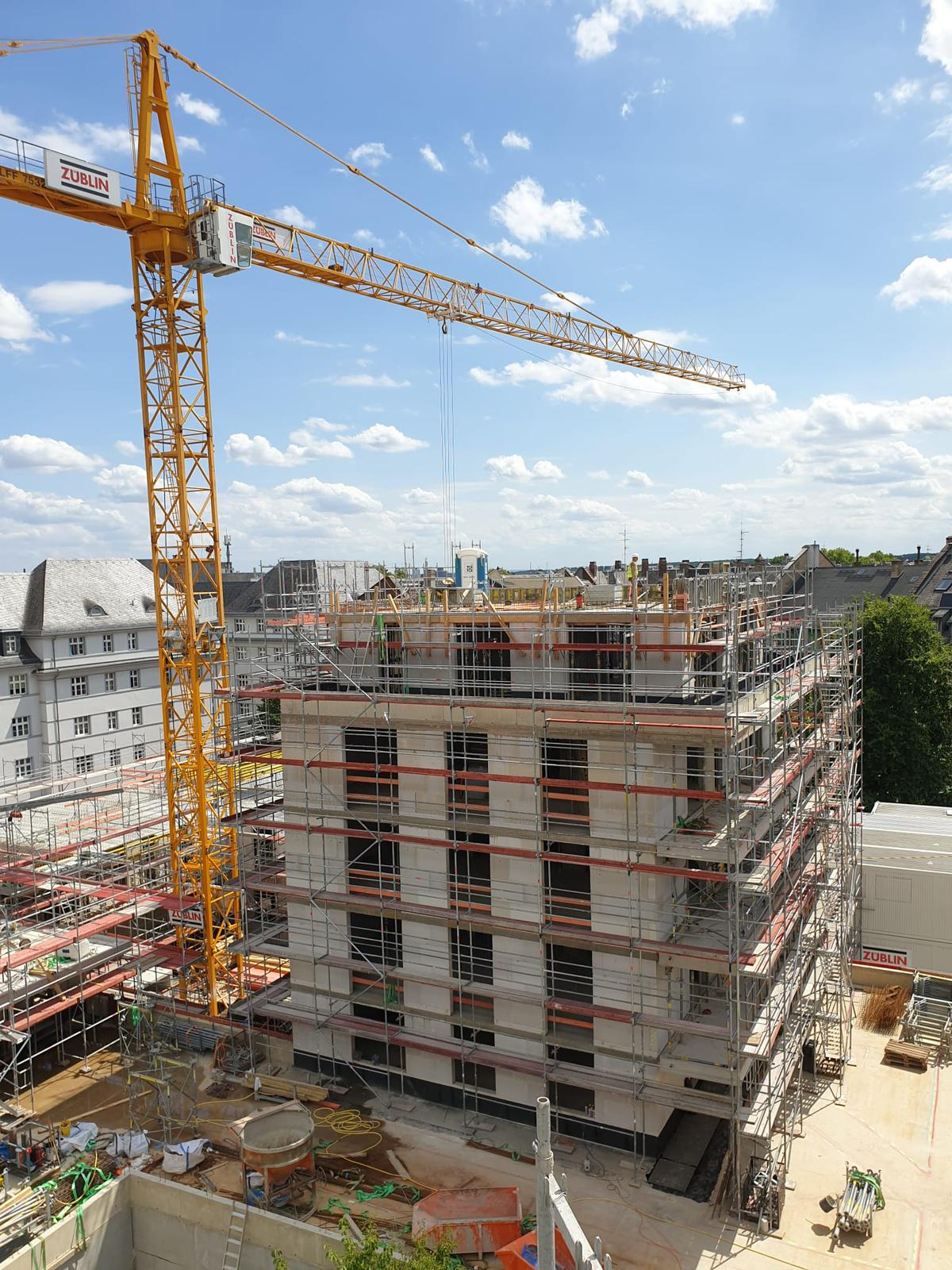 Construction site under planning stage